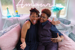 Black LGBTQ couple - Chapel of Love ATX